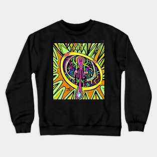 Mysterious Sun Alien Crewneck Sweatshirt